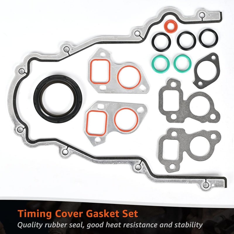 CHARMKER LS High Volume Oil Pump Timing Chain Kit w/Gaskets M295HV Fit for Chevy GM 4.8L 5.3L 5.7L 6.0L LS1 LS2 LS3 L96 LM7 LR4 LQ4 Gen 3 4 V8 Engine 1997-2013 - Image 5